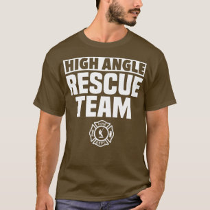 T-shirt Équipe de pompier de haute Secourt de corde techni