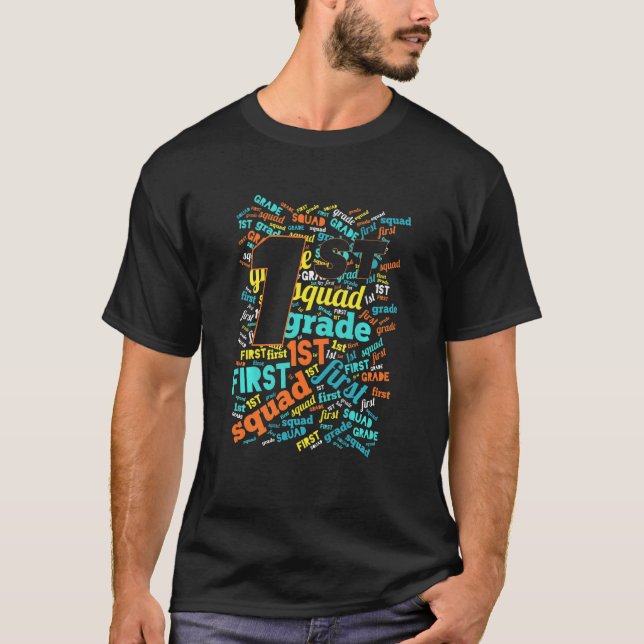 T-shirt Équipe De Première Année Des Enfants Retour À La C (Devant)