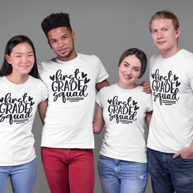 T-shirt Équipe de première année mignonne avec le nom de l (Créateur téléchargé)