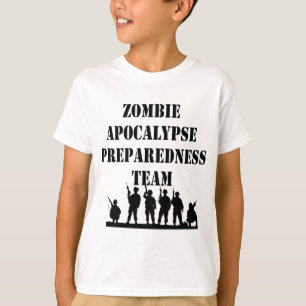 T-shirt Équipe de préparation à l'apocalypse Zombie