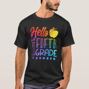 T-shirt Équipe de professeurs de 5e année Tie Dye Équipe d