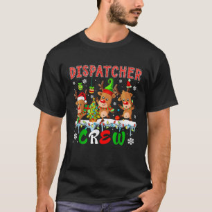 T-shirt Équipe de régulation Trois jolis rennes d'elfe du
