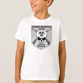 T-shirt Équipe de réponse de zombi : Division de Lincoln