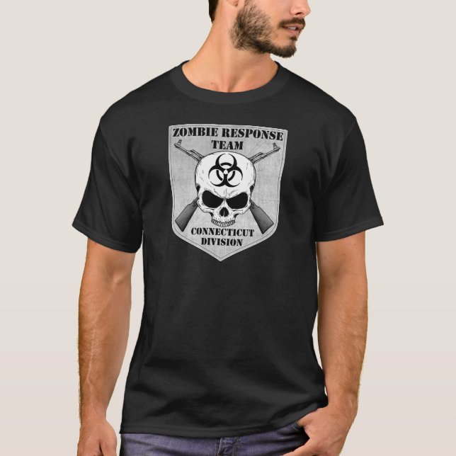 T-shirt Équipe de réponse de zombi : Division du (Devant)