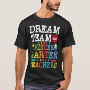 T-shirt Équipe de rêve alias Remerciement aux enseignants