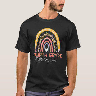 T-shirt Équipe de rêve citation quatrième année enseignant