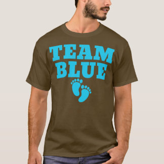 T-shirt Équipe de révélation de genre bleu