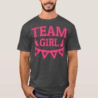 T-shirt Équipe de révélation de genre Fille rose