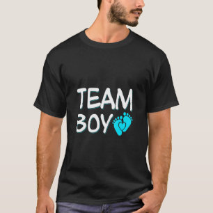 T-shirt Equipe de révélation de genre Garçon jumelé Famill