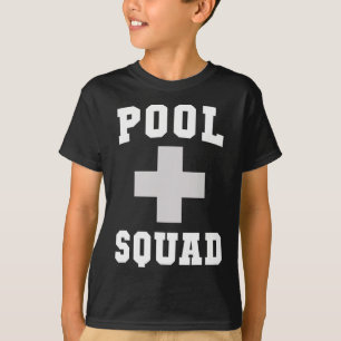 T-shirt Équipe de sauvetage de piscine mignonne sauveteurs