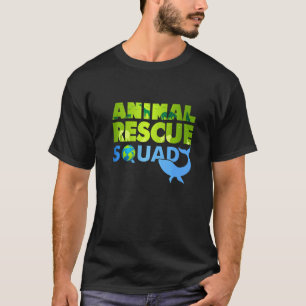 T-shirt Équipe de sauvetage des animaux Citation Bien-être