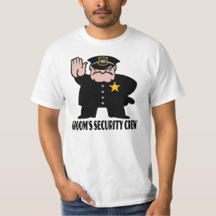 T-shirt équipe de sécurité du toiletteur, équipe de mariag
