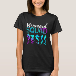 T-shirt Équipe de sirène Aqua Belle Créature Marine C