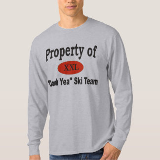 T-shirt Équipe de ski de Yea d'Oooh - rôle d'adhésion