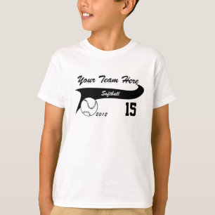 T-shirt Équipe de softball personnalisée