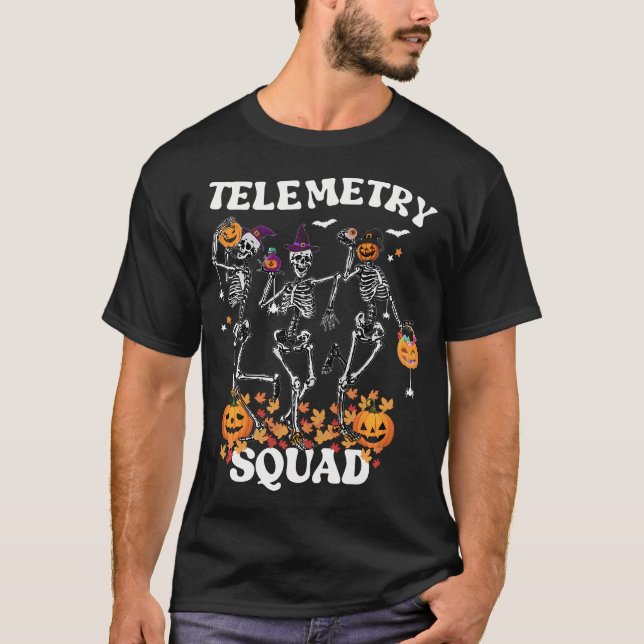 T-shirt Équipe de soins infirmiers de télémétrie Infirmièr (Devant)