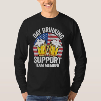 T-shirt Équipe de soutien à la consommation diurne Membre