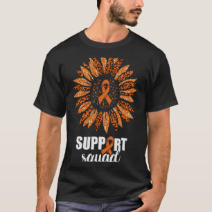 T-shirt Équipe de soutien à la leucémie, Sunflo de sensibi