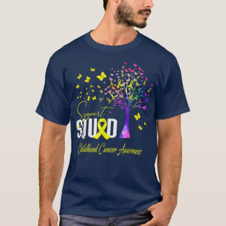 T-shirt Équipe De Soutien À La Sensibilisation Au Cancer C