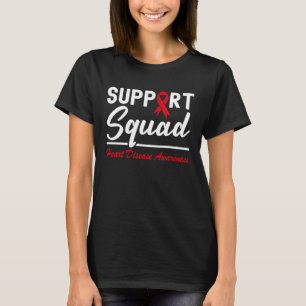 T-shirt Équipe de soutien à la sensibilisation aux maladie