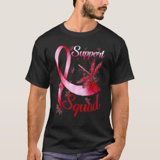T-shirt Équipe de soutien aux guerriers libellule Bourgogn