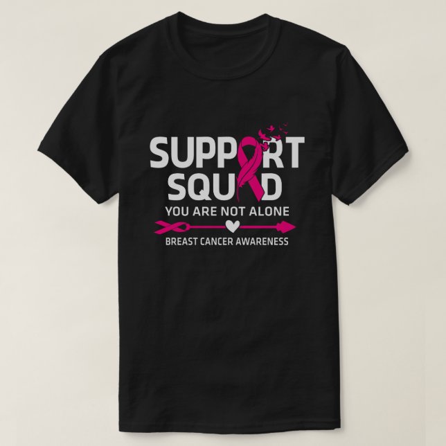 T-shirt Équipe de soutien aux guerriers Sensibilisation au (Design devant)