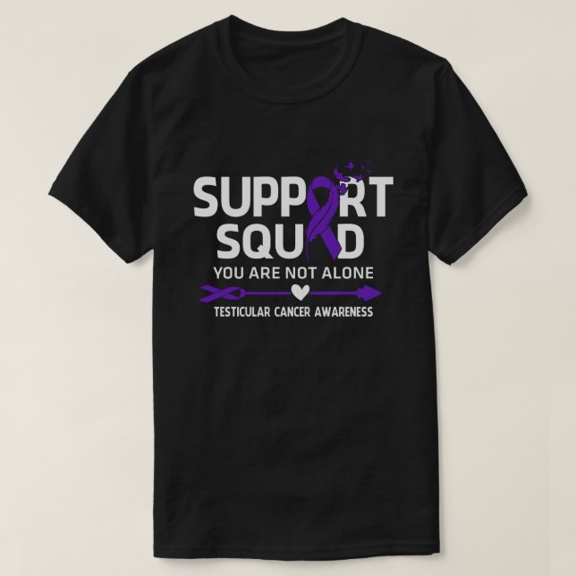 T-shirt Équipe de soutien aux guerriers Sensibilisation au (Design devant)