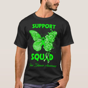 T-shirt Équipe de soutien aux papillons Sensibilisation au