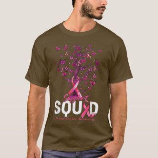 T-shirt Équipe de soutien de l'arbre de vie Sensibilisatio