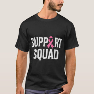 T-shirt Équipe de soutien des guerrières contre le cancer