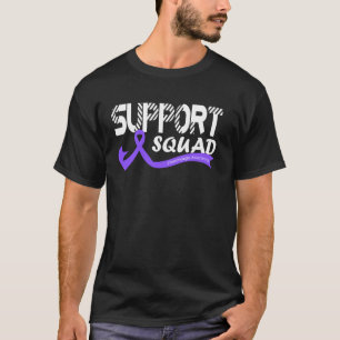 T-shirt Équipe de soutien Fibromyalgie Sensibilisation Rib
