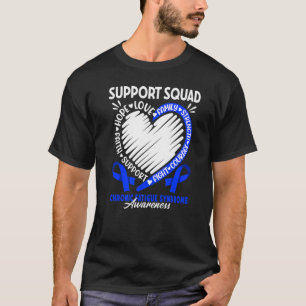 T-shirt Équipe De Soutien I Me Cfs Syndrome De Fatigue Chr