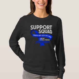 T-shirt Équipe De Soutien I Me Cfs Syndrome De Fatigue Chr