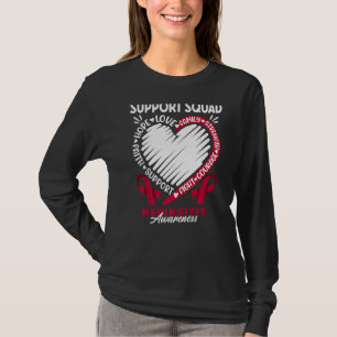T-shirt Équipe de soutien I Méningite bactérienne virale S