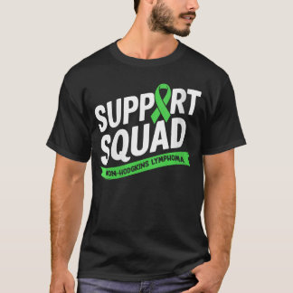 T-shirt Équipe de soutien pour femmes contre le lymphome n