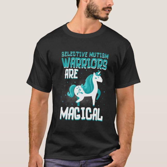 T-shirt Équipe de soutien Ruban sarcelle pour sensibilisat (Devant)