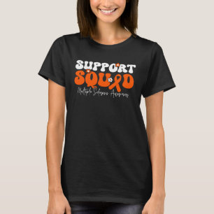 T-shirt Équipe de soutien Sensibilisation à la sclérose en