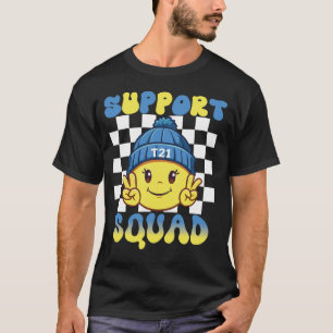 T-shirt Équipe de soutien T21 - Sensibilisation au syndrom