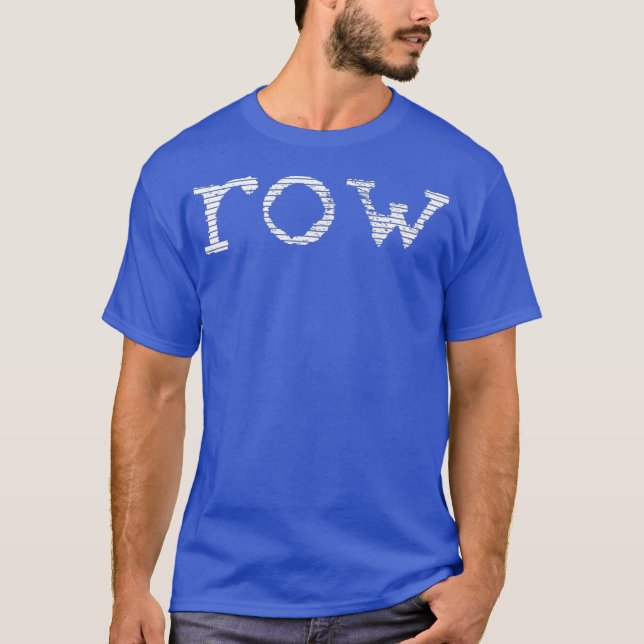 T-shirt Équipe de sports nautiques de ligne Kayak (Devant)