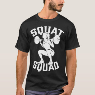 T-shirt Équipe de squat entraînement Partenaire Entraîneur