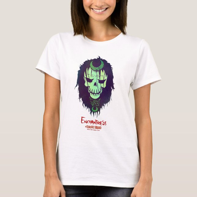 T-shirt Équipe de suicide | Icône de tête de l'enchanteuse (Devant)