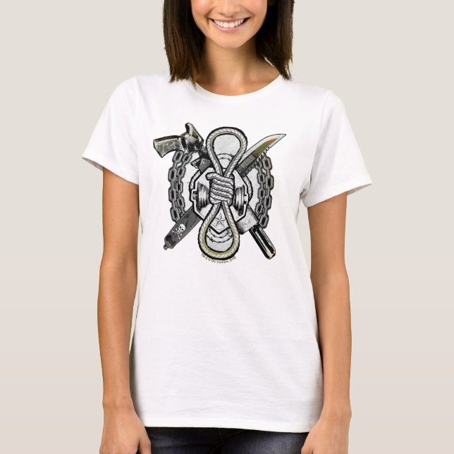 T-shirt Équipe de suicide | Slipknot Armes Tattoo Art (Devant)