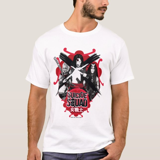 T-shirt Équipe de suicide | Squad Girls "Female Warrior" (Devant)