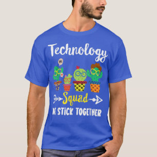 T-shirt Équipe de technologie, Drôle Cactus Équipe Thé de 