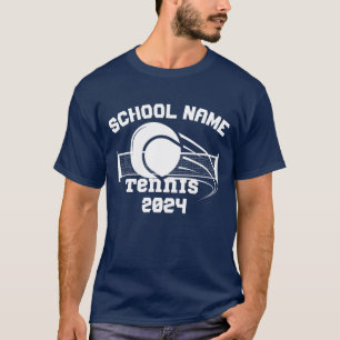T-shirt Équipe de tennis des écoles sur mesure