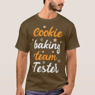 T-shirt Équipe de testeurs de biscuits de Noël Chris