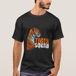 T-shirt Équipe de tigres Faune Animaux Jungle Gros Chats