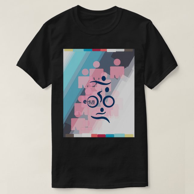 T-shirt équipe de triathlon Graphic (Design devant)