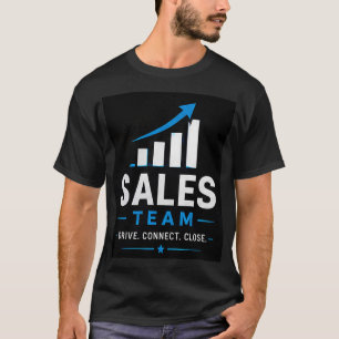 T-shirt 💼 Équipe de vente Personnel professionnel des aff