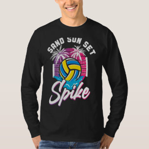 T-shirt Équipe de volley-ball Retro Vintage 90s 80s Sand